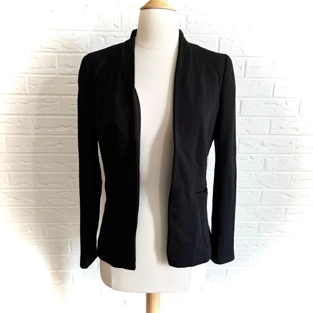 J.Crew 365 Women’s Going Out Black Blazer Size 4 Tall